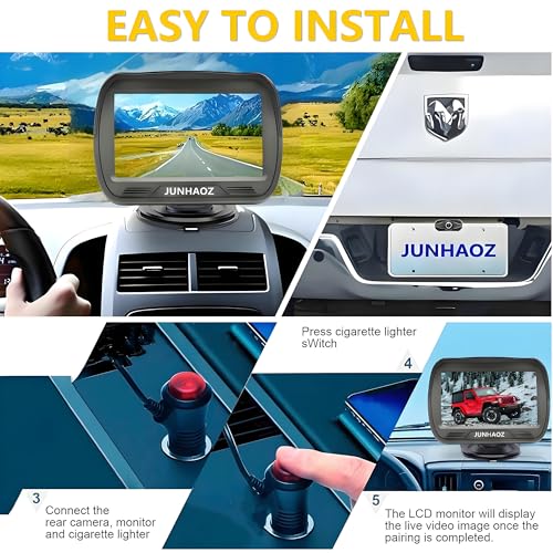 Cámara de respaldo para automóvil, camiones, SUV, camionetas