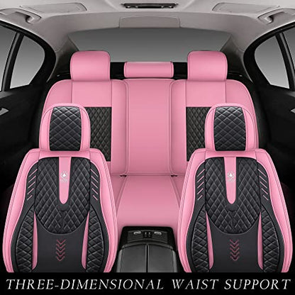 INZU Juego completo de fundas de asiento de automóvil de 5 a