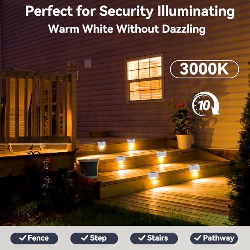 Paquete de 20 luces solares para terraza al aire libre para