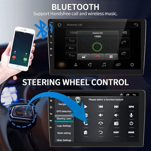 [2G+32G] 9.7 HD pantalla táctil Android 13 Radio de coche pa