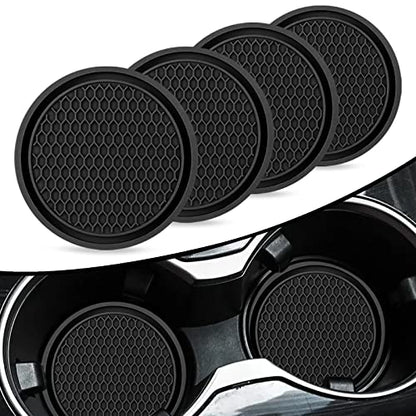 4 posavasos para automóvil, portavasos universales antidesli