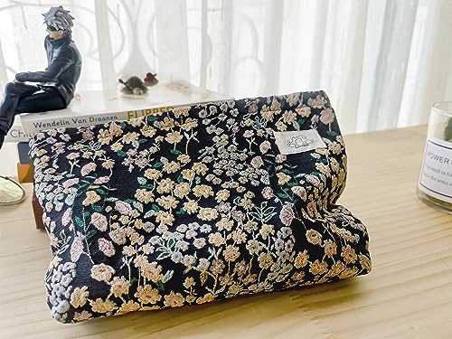 Bolsa de maquillaje estética, bolsa de viaje con cremallera,