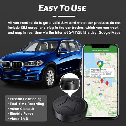 Rastreador GPS para vehículos, sin suscripción, mini rastrea