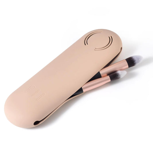 Soporte para brochas de maquillaje de viaje, estuche organiz