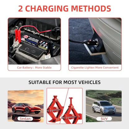 Kit de gato eléctrico para automóvil de 3 toneladas, 12 V, g