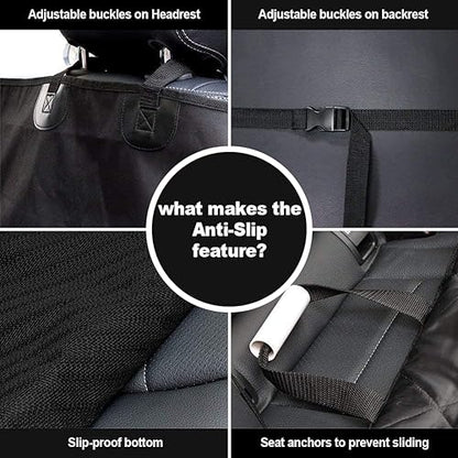 Pet Deluxe Fundas de asiento para perros para automóviles, S