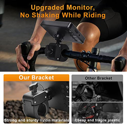 Cámara de visión trasera para bicicleta con monitor HD de 4.