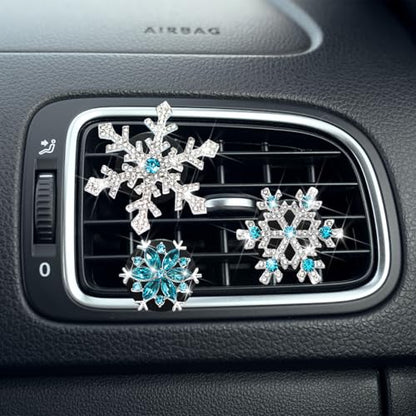 Clip de ventilación de automóvil con diamantes de imitación,