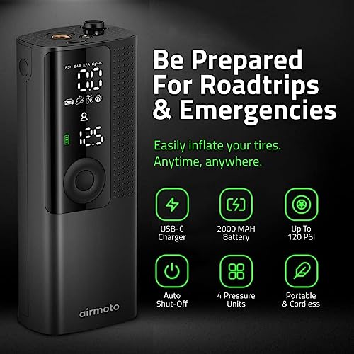 Airmoto Paquete de funda de transporte - Inflador de neumáti