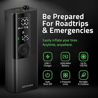 Airmoto Paquete de funda de transporte - Inflador de neumáti