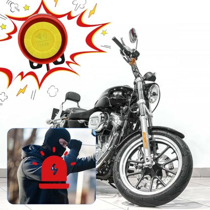 Sistema de alarma de seguridad para motocicleta, sistema de