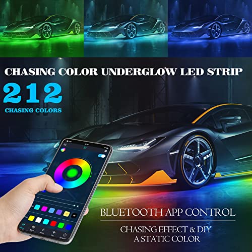 Tira de luces LED Bluetooth mejorada con 212 modos de persec