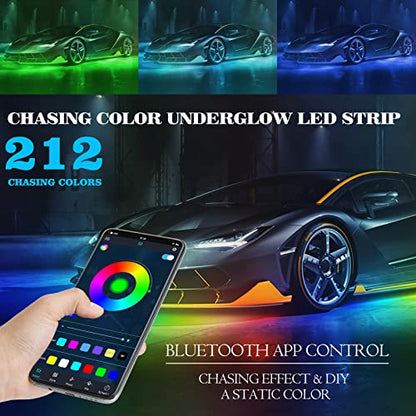 Tira de luces LED Bluetooth mejorada con 212 modos de persec