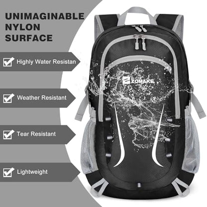 Zomake - Mochila de senderismo plegable resistente al agua,