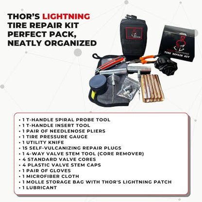 Thor's Lightning Air Systems Kit de reparación de neumáticos