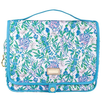 Lilly Pulitzer Neceser de viaje con asa, bolsillos y cremall