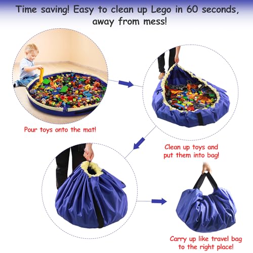 Bolsa de almacenamiento de juguetes con cordón para Lego – Bolsa de al