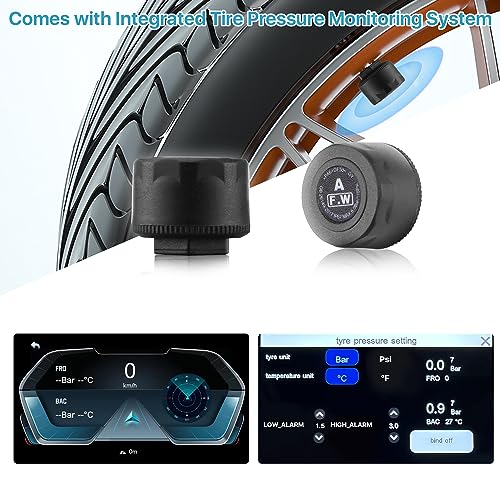 DVR de motocicleta: Apple Carplay inalámbrico, Android Auto,