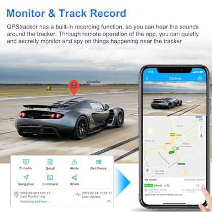 Rastreador GPS para vehículos, Mini localizador magnético de