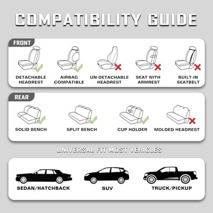 Fundas de asiento de automóvil de cuero de alta calidad, aju