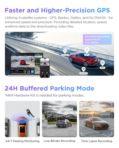 VIOFO A229 Pro 3 canales 4K HDR Dash Cam, Dual STARVIS 2 Sen