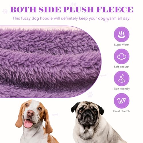 Sudadera con capucha para perros pequeños, suéter suave de f