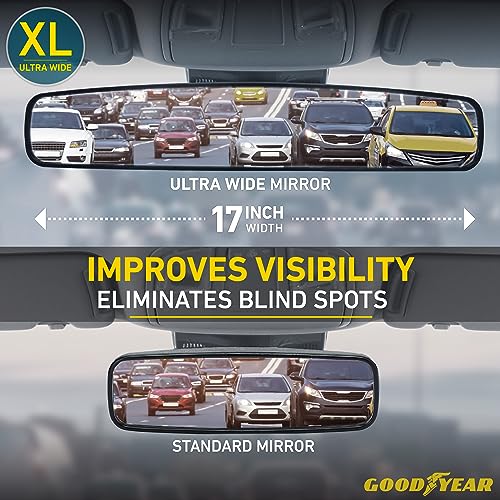 Goodyear Espejo retrovisor panorámico de 17 pulgadas – Espej