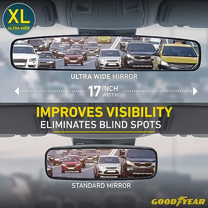 Goodyear Espejo retrovisor panorámico de 17 pulgadas – Espej