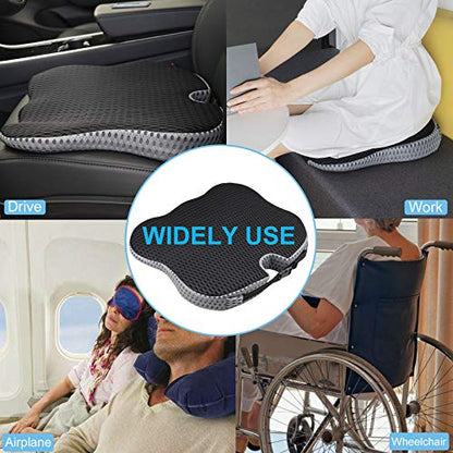 Cojín de asiento de coxis para automóvil para alivio del dol