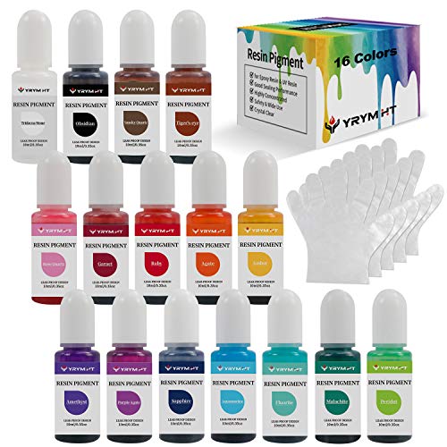 YRYM HT Pigmento de resina epoxi – 16 colores no tóxico resi