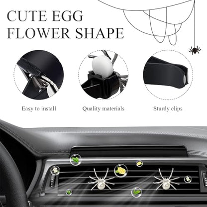 Bling Spider - Clips de ventilación para automóvil, lindos a
