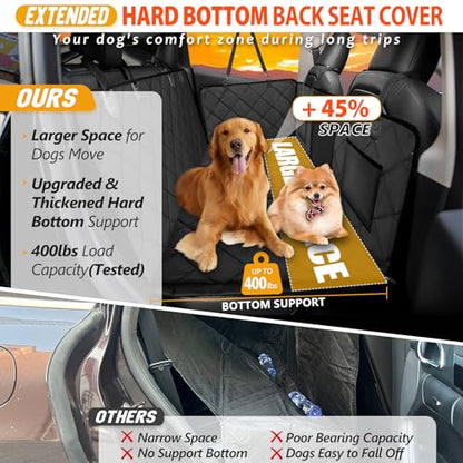 Extensor de asiento trasero para perros, para espacios grand