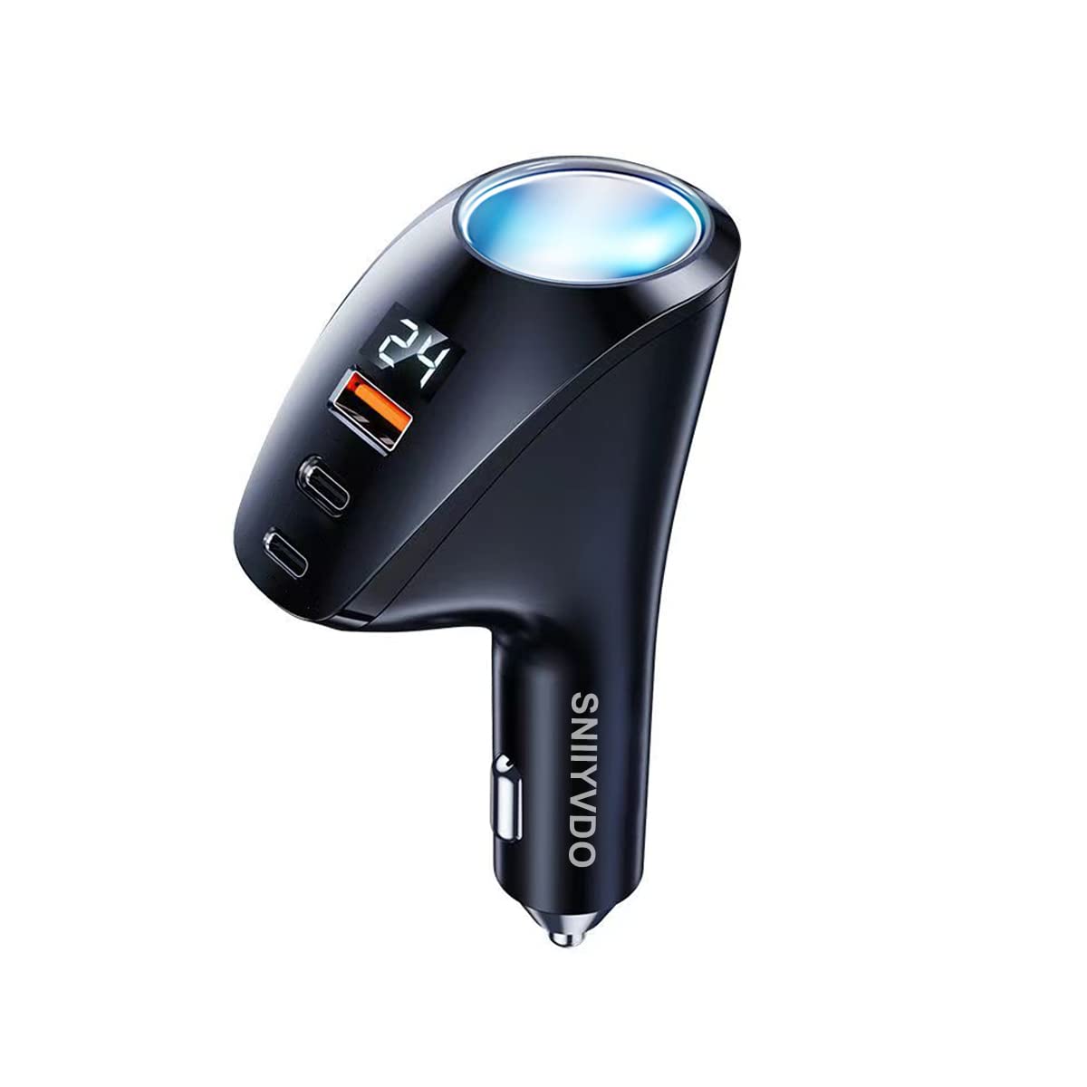 [PD36W & QC22.5W] Adaptador de cargador de coche, cargador d
