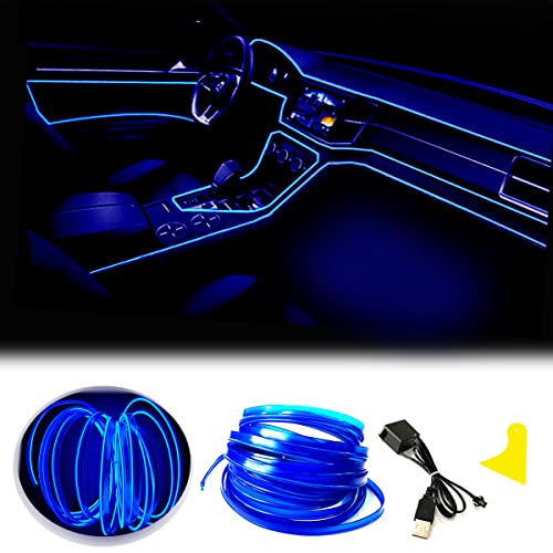 Cable electroluminiscente de 9.84 pies con controlador USB d