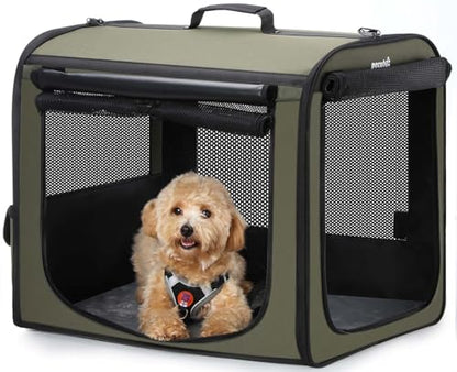 Transportador de coche para perros ligero, transportador de