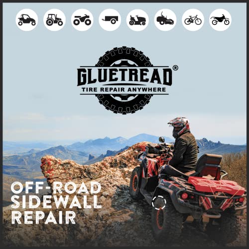 GlueTread Kit de parches externos – para neumáticos sin cáma