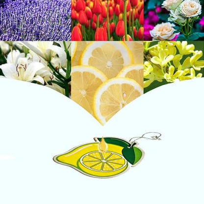 Ambientador de aire para coche de frutas, papel colgante, ac
