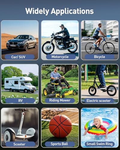 Inflador de neumáticos, compresor de aire portátil, mini bom