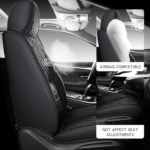 Fundas de asiento de automóvil de cobertura completa, par de