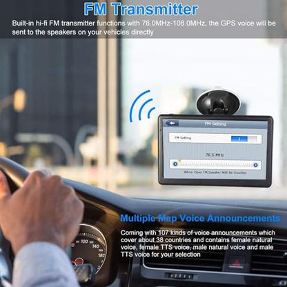 Navegación GPS para automóvil, pantalla táctil de alta defin
