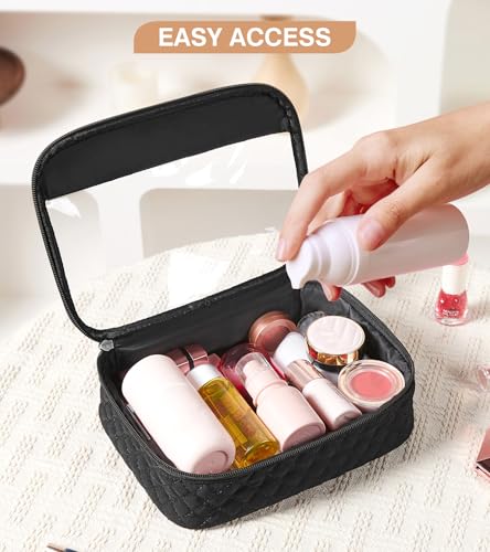 Marvolia Bolsa de maquillaje transparente – Bolsa de aseo tr