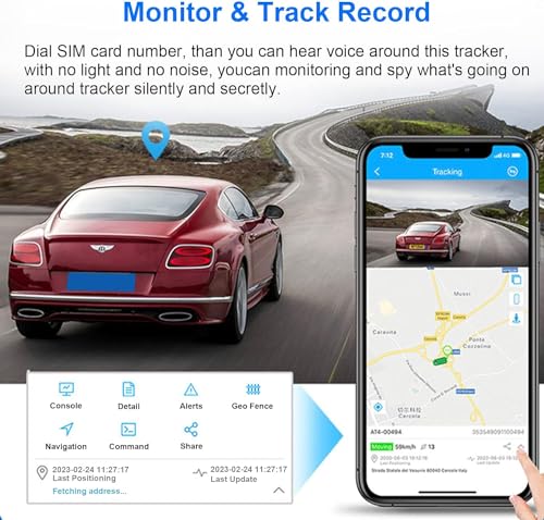 Rastreador GPS para vehículos, mini dispositivo de seguimien