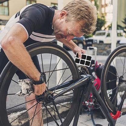 Kit de reparación de parches de neumáticos de bicicleta, kit