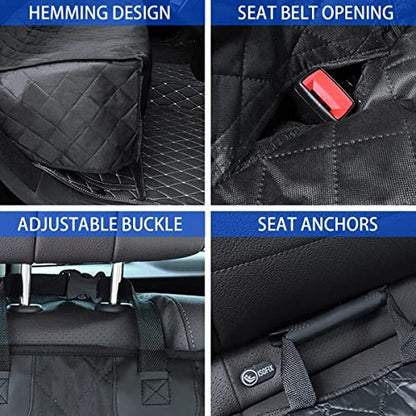BESULEN Funda de asiento de automóvil para perro para asient