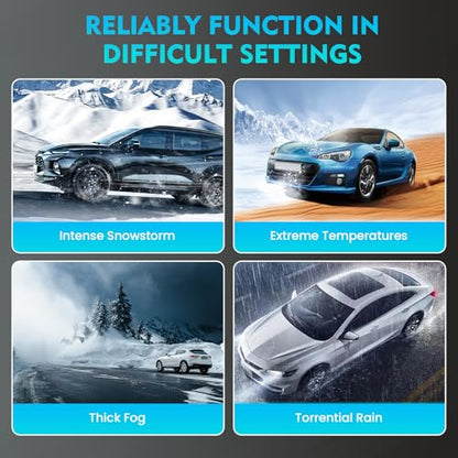 leepee Sistema de monitoreo de presión de neumáticos de auto