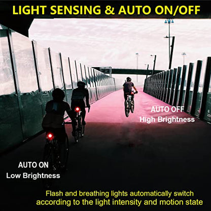 Luz trasera para bicicleta inteligente: luz trasera de freno