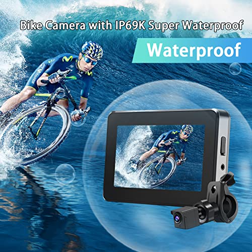 Cámara de bicicleta Batería recargable Rotación de 360 ° - V