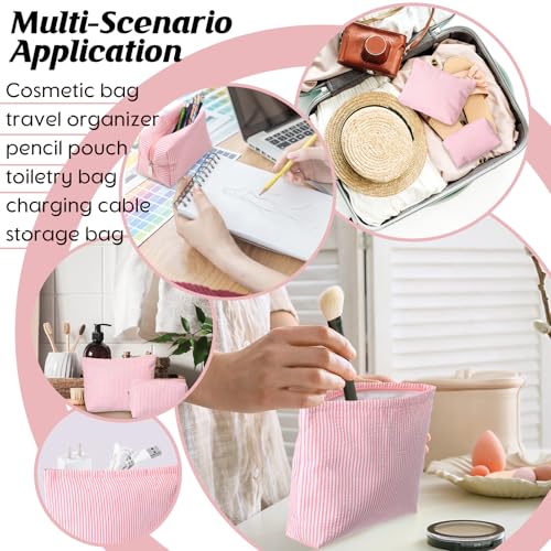 Juego de 2 bolsas de maquillaje para mujer, bolsa de cosméti