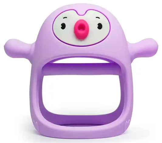 Yummy Baby - Linda manopla de dentición de pingüino para bebés de 6 me