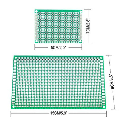 YUNGUI Kit de placa PCB grande de 11 piezas, 3.9 x 8.7 in, 5